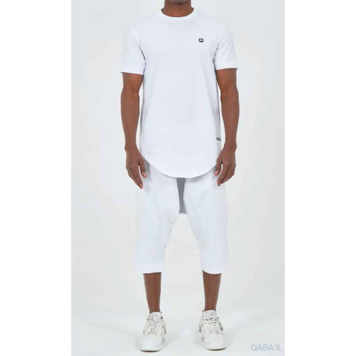 Conjunto Nautik (calça Saroual e T-shirt) - Branco - Marca Qaba'il