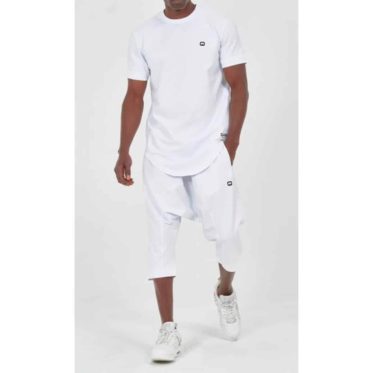 Conjunto Nautik (calça Saroual e T-shirt) - Branco - Marca Qaba'il