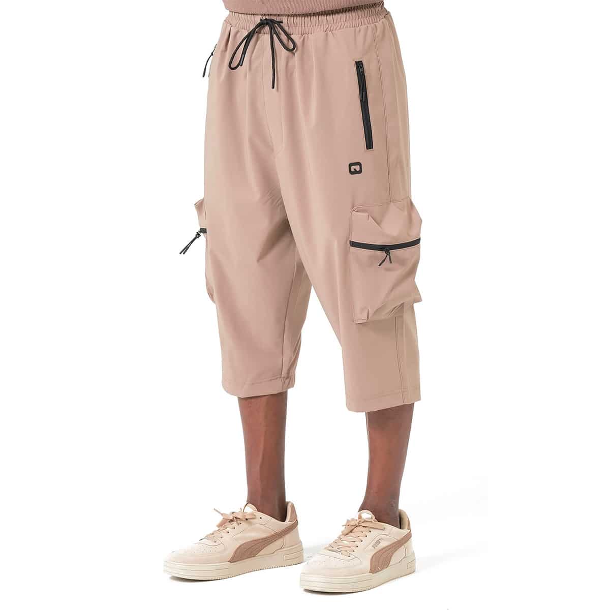 Sarouel cargo court beige - Marque Qaba'il